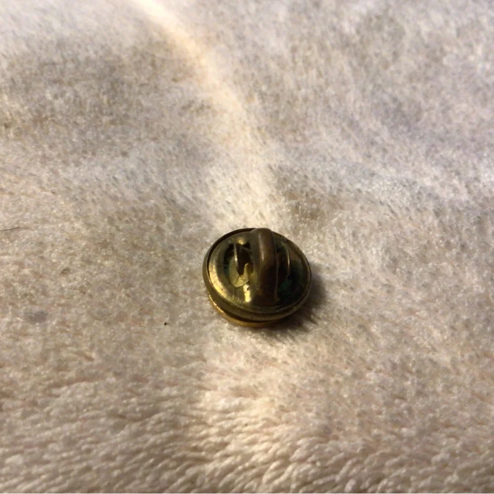 Junior Achievement Gold and Blue Enamel Lapel Pin